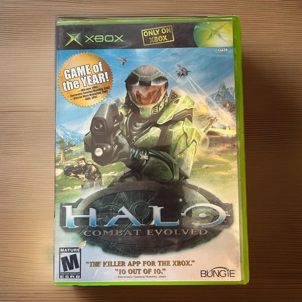 Halo Combat Evolved Xbox Game With Case & Manual CIB Tested‎ & Works Properly